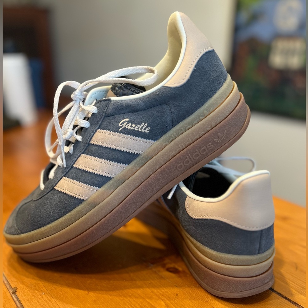 Adidas Gazelle Bold Gray Magic 9.5